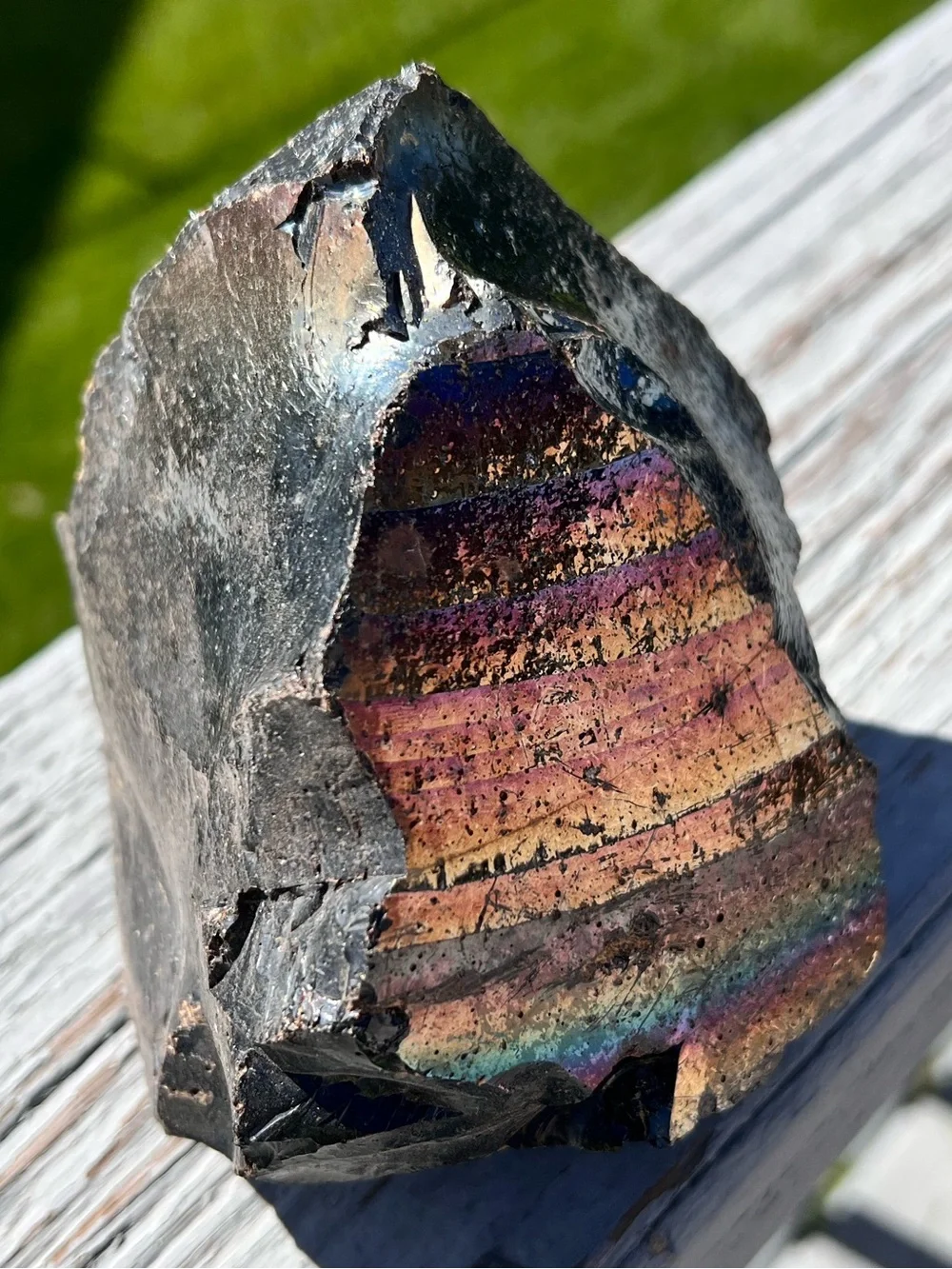 Large Black Obsidian Stone - Raw - Picture 5 of 6